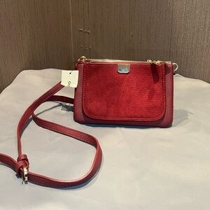 NEW! Chic Wine Crossbody Bag